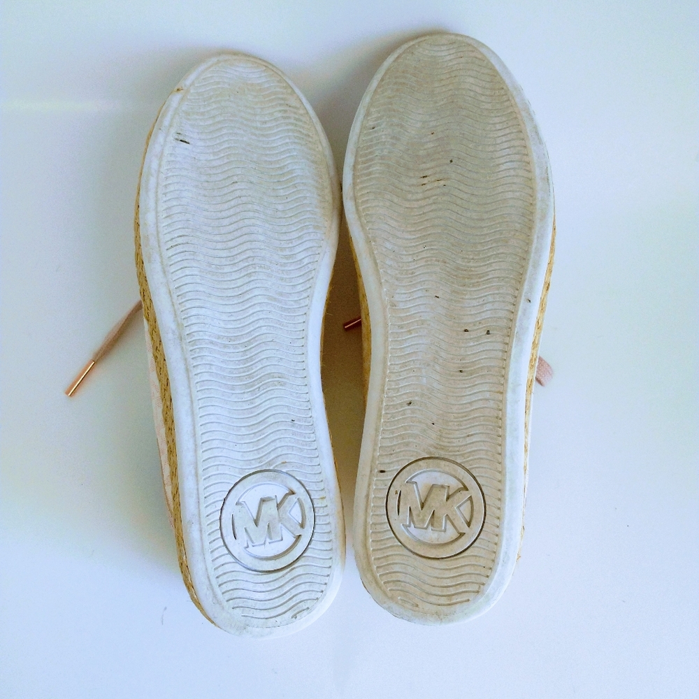 MICHAEL KORS Rose Gold Kristy Slide Sneakers - Picture 13 of 13